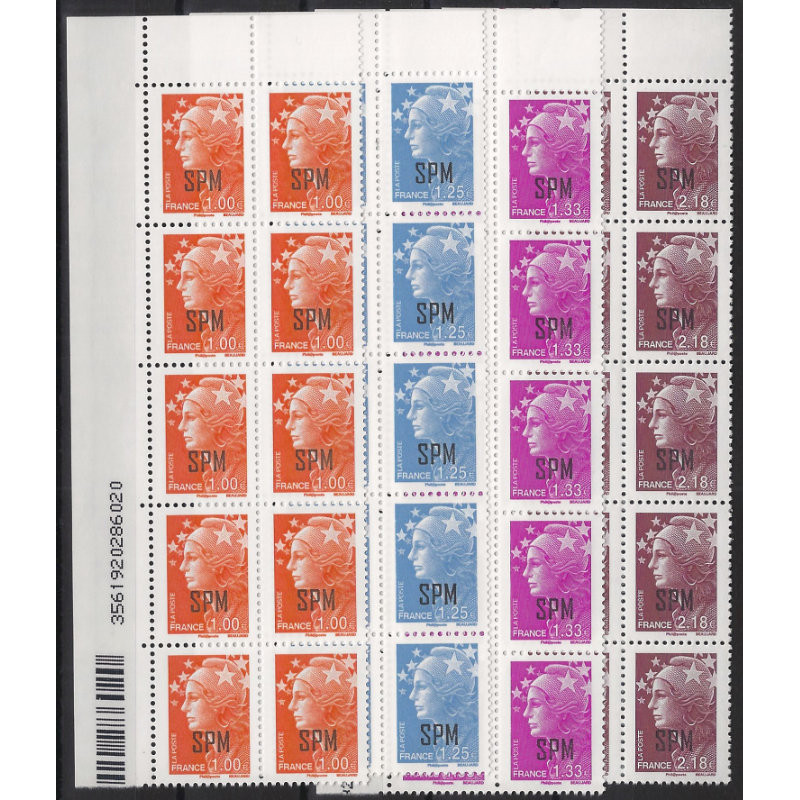 Timbres De Saint Pierre Et Miquelon N En Bloc De Hdf Neuf