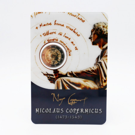 2 Euros Malte 2023 Coincard BU Nicolas Copernic Philantologie