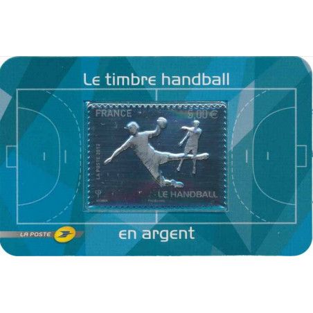 Timbre Autoadh Sif De France N Handball Argent Philantologie