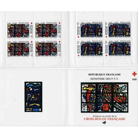 Carnet De Timbres Croix Rouge 1981 Neuf Philantologie