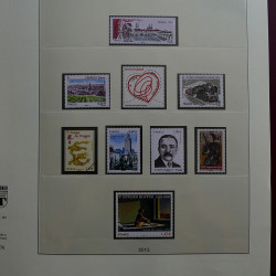 Collection timbres de France 2012-2013 neufs** en album Lindner.