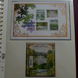 Collection timbres de France 2012-2013 neufs** en album Lindner.