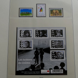 Collection timbres de France 2012-2013 neufs** en album Lindner.