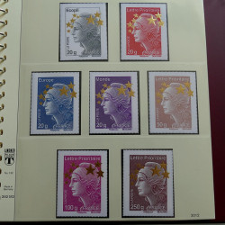 Collection timbres de France 2012-2013 neufs** en album Lindner.