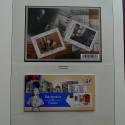 Collection timbres de France 2012-2013 neufs** en album Lindner.