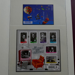 Collection timbres de France 2012-2013 neufs** en album Lindner.