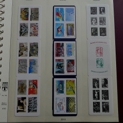 Collection timbres de France 2012-2013 neufs** en album Lindner.