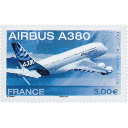 Timbre poste aérienne N°69 Airbus A380 neuf**.