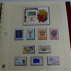 Collection timbres de France 1994-2000 neufs en album Safe lux.