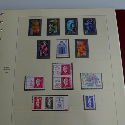 Collection timbres de France 1994-2000 neufs en album Safe lux.