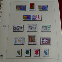 Collection timbres de France 1994-2000 neufs en album Safe lux.