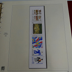 Collection timbres de France 1994-2000 neufs en album Safe lux.