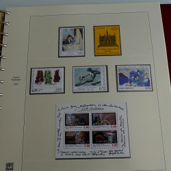 Collection timbres de France 1994-2000 neufs en album Safe lux.