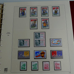 Collection timbres de France 1994-2000 neufs en album Safe lux.