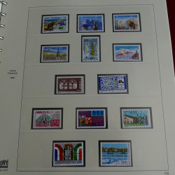 Collection timbres de France 1994-2000 neufs en album Safe lux.