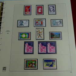 Collection timbres de France 1994-2000 neufs en album Safe lux.