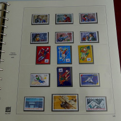 Collection timbres de France 1994-2000 neufs en album Safe lux.