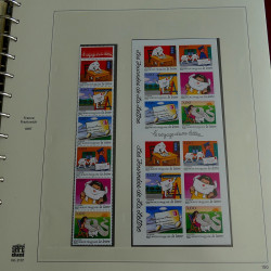 Collection timbres de France 1994-2000 neufs en album Safe lux.