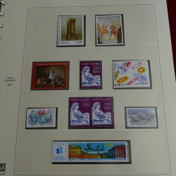 Collection timbres de France 1994-2000 neufs en album Safe lux.