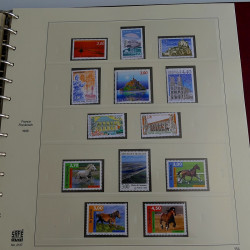 Collection timbres de France 1994-2000 neufs en album Safe lux.