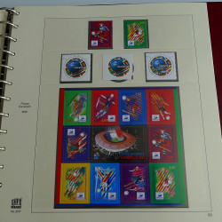 Collection timbres de France 1994-2000 neufs en album Safe lux.