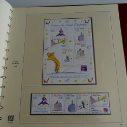 Collection timbres de France 1994-2000 neufs en album Safe lux.