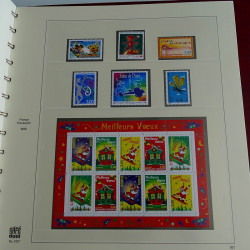 Collection timbres de France 1994-2000 neufs en album Safe lux.