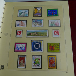 Collection timbres de France 1994-2000 neufs en album Safe lux.