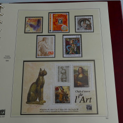 Collection timbres de France 1994-2000 neufs en album Safe lux.