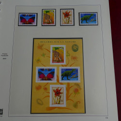 Collection timbres de France 1994-2000 neufs en album Safe lux.