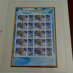 Collection timbres de France 1994-2000 neufs en album Safe lux.