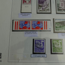 Collection timbres de France 1960-1969 neufs en album Safe lux.