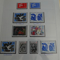 Collection timbres de France 1960-1969 neufs en album Safe lux.