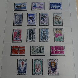 Collection timbres de France 1960-1969 neufs en album Safe lux.