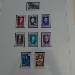 Collection timbres de France 1960-1969 neufs en album Safe lux.