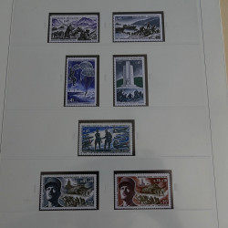 Collection timbres de France 1960-1969 neufs en album Safe lux.