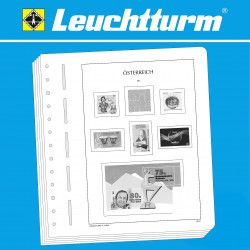 Feuilles pré imprimées Leuchtturm Autriche 2020-2023.