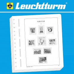 Feuilles pré imprimées Leuchtturm Iles Féroé 2020-2022.