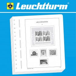 Feuilles pré imprimées Leuchtturm Liechtenstein 2020-2022.