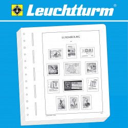 Feuilles pré imprimées Leuchtturm Luxembourg 2020-2022.