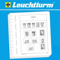 Feuilles pré imprimées Leuchtturm Suède 2020-2022.