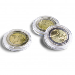 Capsules rondes sans bord ULTRA pour monnaies de collection.
