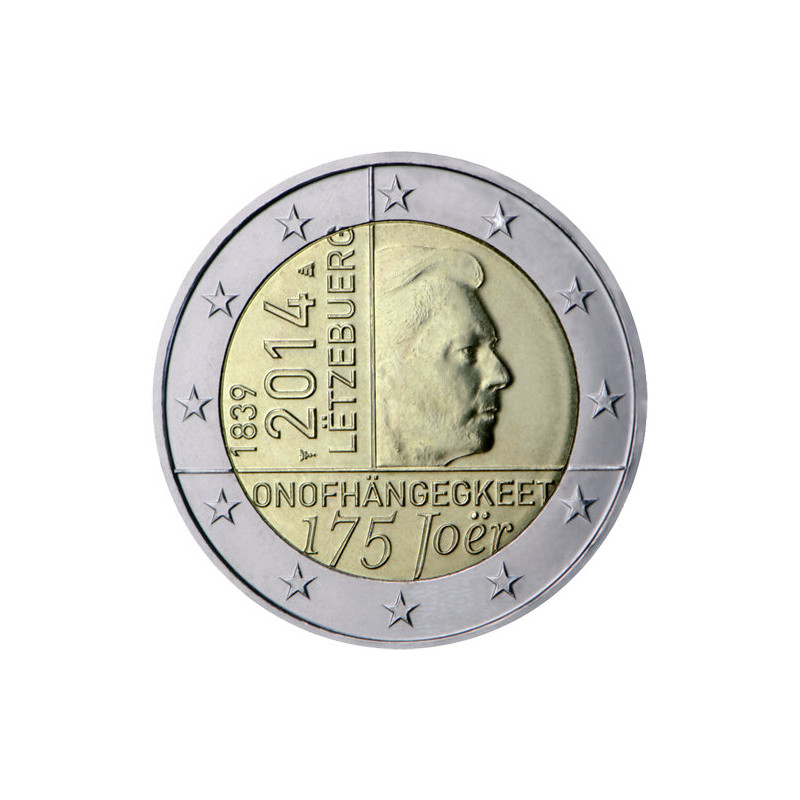 2 euros commémorative Luxembourg 2014 - Indépendance.