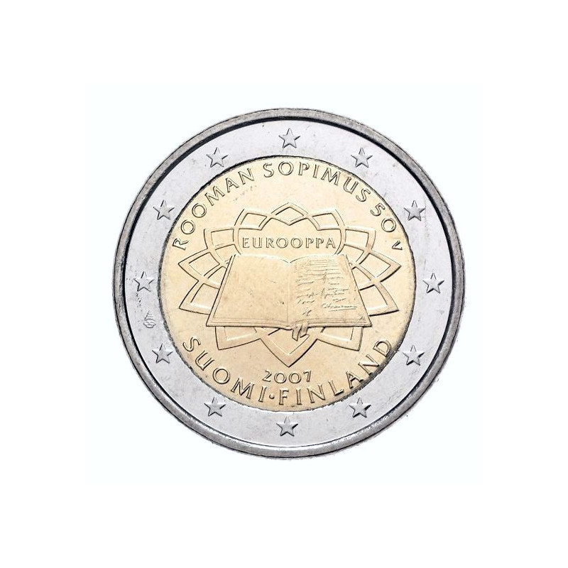 2 euros commémorative Finlande 2007 - Traité de Rome.