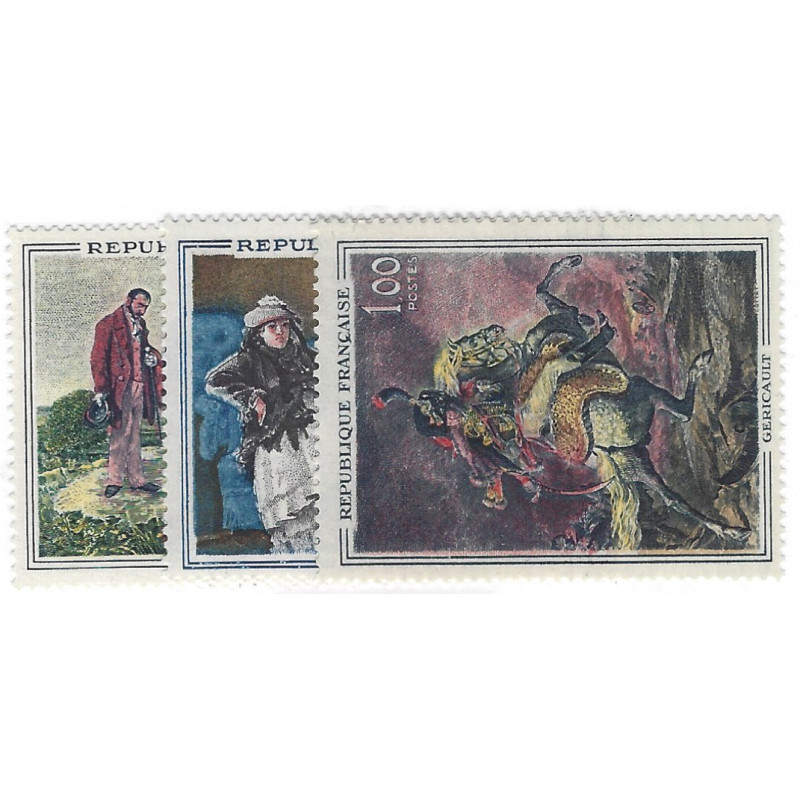 Musée imaginaire timbres de France N°1363-1365 série neuf**.