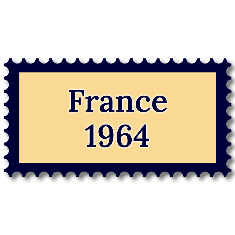 France 1964 année complète de timbres neufs**.