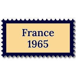 France 1965 année complète de timbres neufs**.