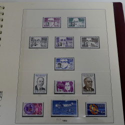 Collection timbres de France neufs** 1983-1989 en album Lindner