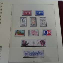 Collection timbres de France neufs** 1983-1989 en album Lindner