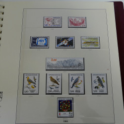 Collection timbres de France neufs** 1983-1989 en album Lindner